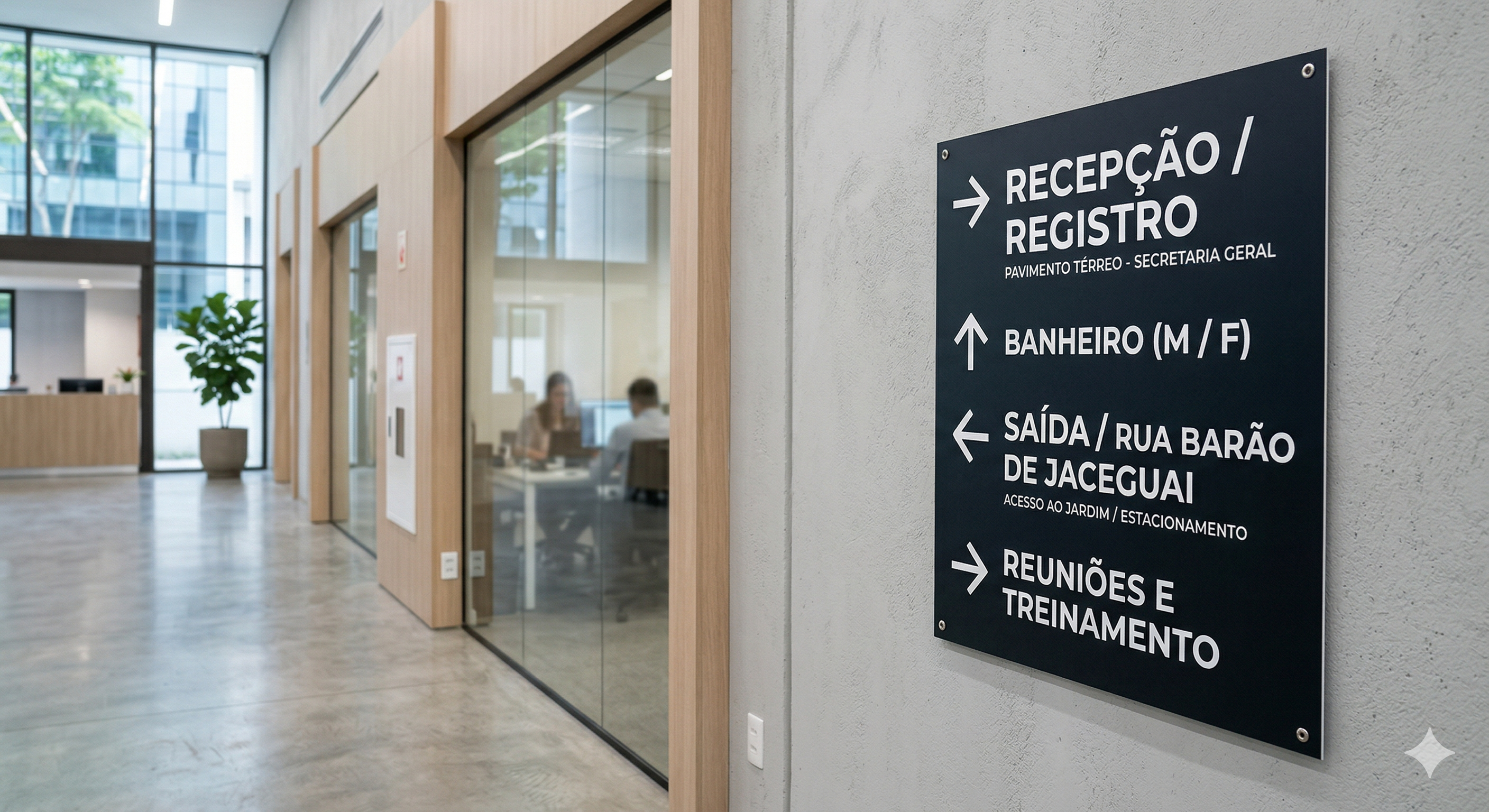 Exemplo de Sinalização Externa produzido pela PrintLocal